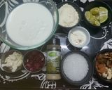 A picture of step 1 of Paneer Halwa.