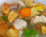 Foto langkah ke 5 dari resep Sup Ayam dan sayur sehat.