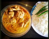 A picture of step 4 of Mughlai chicken gravy.