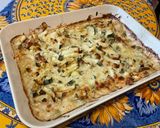 Une image de l'étape 11 de Gratin de courgettes et navets à la moutarde et pecorino.