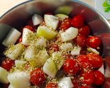 Foto del paso 1 de la receta: Salsa de tomate cherry en freidora de aire