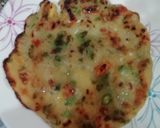 A picture of step 1 of Suji uttapam.