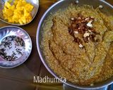 A picture of step 4 of Goan Panache Dhonas.