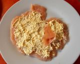 Kapros-túrós csirkemell feketeerdei sonkával recept fázis 2 fotója