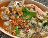 รูปขั้นตอนการทำที่ 8 ของ ข้าวต้มทะเลทรงเครื่อง