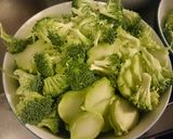 A picture of step 1 of Colourful pasta casserole .