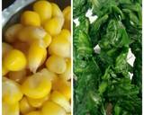 Corn spinach toast recipe step 1 photo