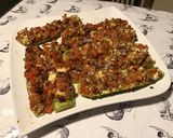 Une image de l'étape 9 de Courgettes blanches façon bruschetta.