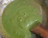 A picture of step 4 of Palak paneer.