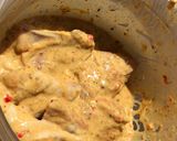 A picture of step 2 of Korean style fried chicken.