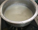 A picture of step 1 of Strawberry flavour mishto doi.