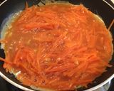 A picture of step 5 of Carrot & egg (Ninjin Sirisiri).