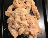 A picture of step 3 of Chicken Katsu stir fry.