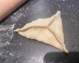 A picture of step 7 of Swiss Chard Fatayer/pies.