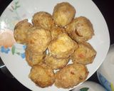 A picture of step 3 of Yam balls.