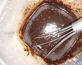 A picture of step 4 of Chocolate and biscuit salami.