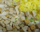 A picture of step 1 of Mixed Fried Rice.