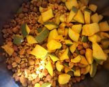 A picture of step 3 of Chana Methi Mango Pickle.