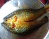 A picture of step 1 of Baby Rohu fish curry with vegetables #Cookpad.