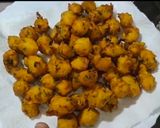 A picture of step 8 of Moongode(Moong dal ke pakode).
