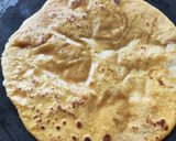 A picture of step 8 of Gajar-Aloo Paratha.