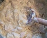Une image de l'étape 2 de Crêpes gratinées béchamel poulet gruyère.