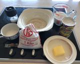 A picture of step 1 of Coconut rice pudding.