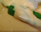 A picture of step 3 of Mirch pakora.