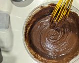 A picture of step 1 of Sea salt chocolate brownies with chocolate chips.