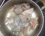 Hình bước làm 2 của món Canh móng giò đu đủ