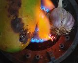 A picture of step 2 of Smoked keri chutney.