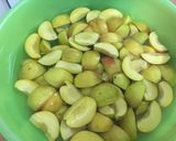 Hình bước làm 2 của món 🍑🍑🍑 Công thức đào ngâm 🍑🍑🍑