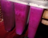 A picture of step 2 of Dragon Fruit Popsicles (3 ingredients).