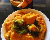 A picture of step 4 of Dahi Paneer.