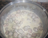 Foto del paso 3 de la receta: Albóndigas con gorgonzola, nueces y peras