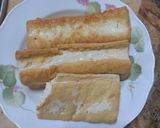 Hình bước làm 2 của món Đậu phụ rán