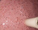 A picture of step 2 of Strawberry milkshake.