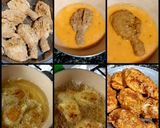 A picture of step 3 of Fried chicken.