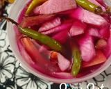 A picture of step 5 of Arabic Pickled Mixed Vegetables.