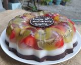 Foto langkah ke 10 dari resep Puding Buah, Puding Susu, dan Puding Coklat.