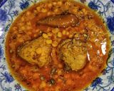 A picture of step 7 of Chicken With Daal Chaana.