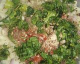 A picture of step 2 of Alu kulcha.