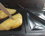 A picture of step 6 of Dahi bhalla in sandwich maker.