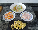 Foto del paso 4 de la receta: Arroz 3 delicias alternativo en microondas