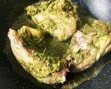 A picture of step 2 of Chicken Cafreal.