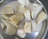 आलू छोलिया करी (Aloo choliya curry recipe in Hindi) रेसिपी चरण 1 फोटो