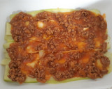 Foto del paso 8 de la receta: Lasaña de berenjena y calabacín con bechamel de coliflor