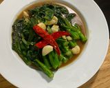 A picture of step 5 of Stir fry veg.