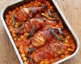 Csirkecomb paradicsomos csicseriborsóval recept fázis 9 fotója