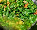 A picture of step 5 of Green Amaranth Mix Vegetable Sabzi.
